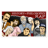 History of Philosophy Rap - Sticker - ruckas-world