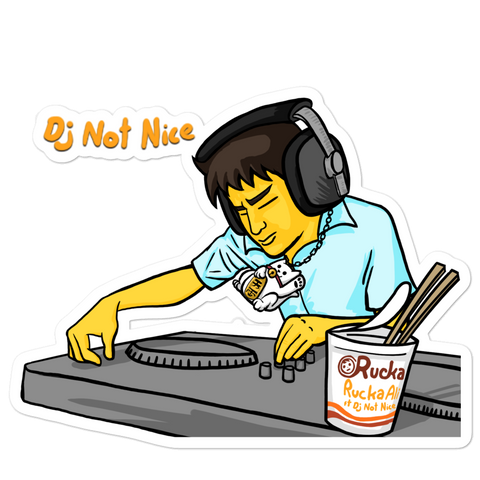 DJ Not Nice - Sticker