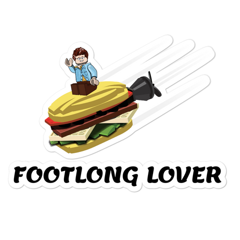 Footlong Lover - Sticker - ruckas-world