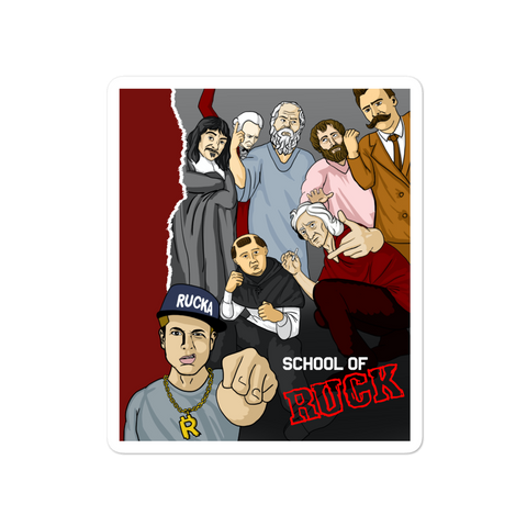 Cartoon Rucking Sticker Rucka's World